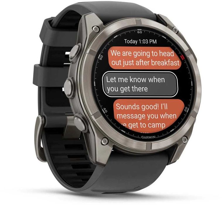 Garmin Fenix 8 Pro Amoled Sapphire GPS 51mm - Graphite/Titanium Titan