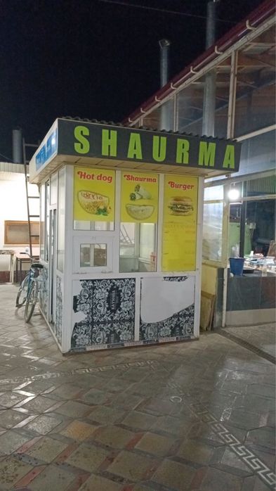 Будка хот дог шаурма