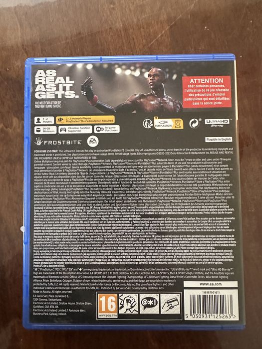 UFC 5 на Play Station 5