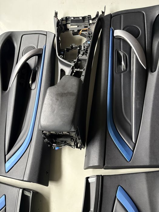 Спортен кожен салон recaro/за bmw f32/бмв ф32/ел. С памет/ подгрев/