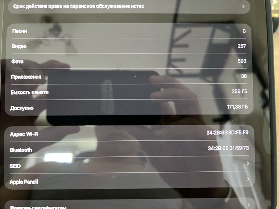iPad Pro 11 (M4) pro 256 GB идеальное