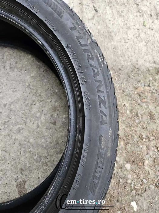 215/50 R18 • Vara • Bridgestone Turanza T001 92W | 4 buc | Pret/buc