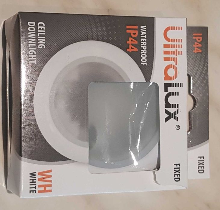 ULTRALUX - LVSBMR16WH луна за вграждане, влагозащитена