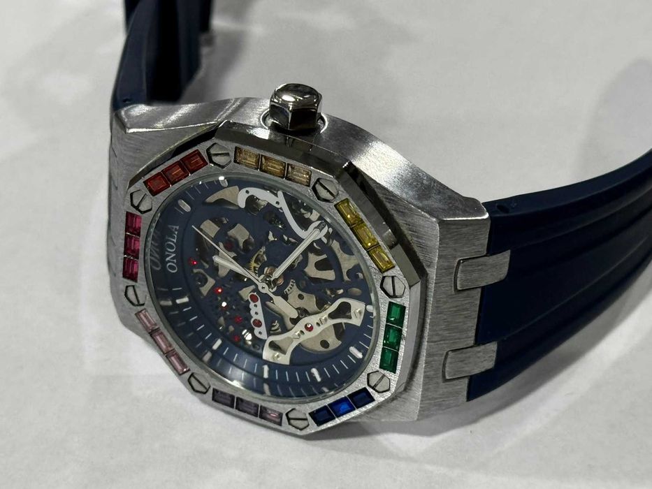 ONOLA Rainbow Diamond Skeleton Automatic