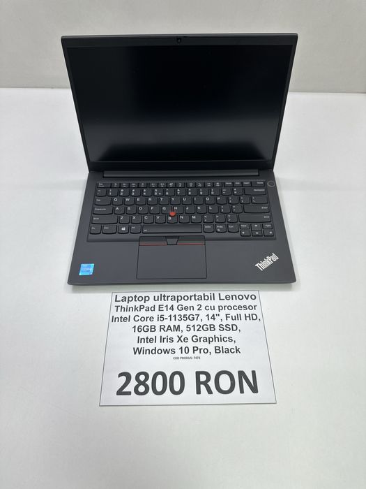 Laptop Lenovo ThinkPad E14 Gen2 i5-1135G7 RAM 16GB 256GB