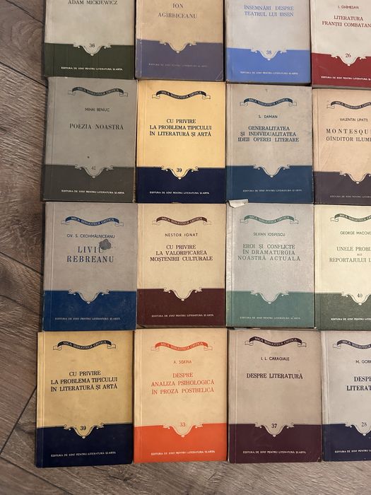 Colectie de 31 de carti de critica si teorie literara