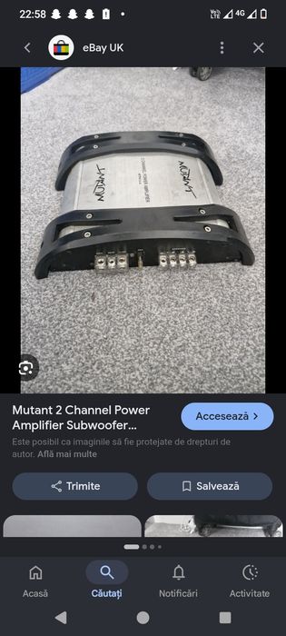 Subwofer + 2 amplificatoare
