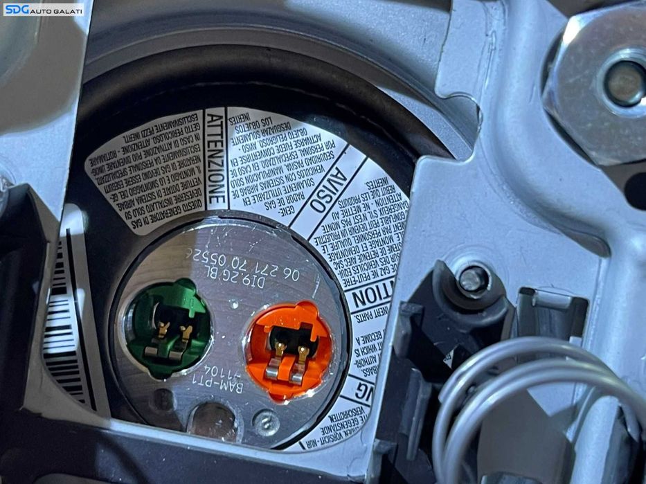 Airbag Volan 3 Spite cu 2 Mufe Volkswagen Passat B6 2005 - 2010 Cod 3C0880201AG