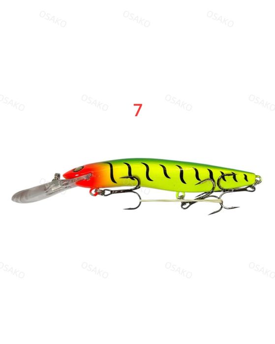 Воблери Osako  за хищници риби 8 м. дълбочина