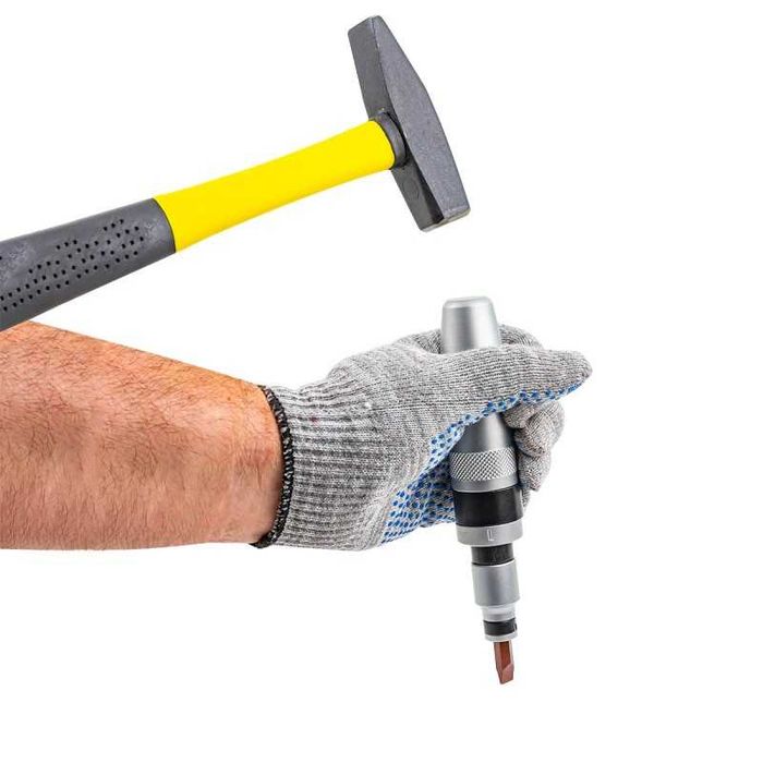 Ударна отвертка с накрайници, 17 части FORCEKRAFT