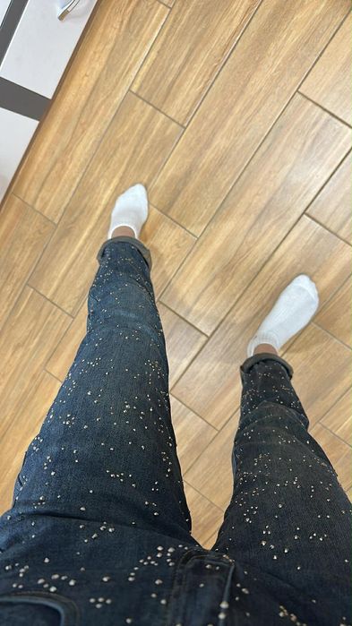 Дамски дънки с камъчета