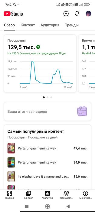 Новый канал 3500+ подписчиков