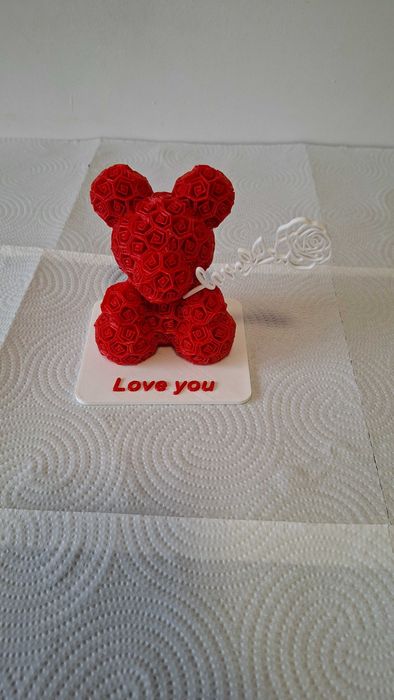 Figurina 3D in forma de ursulet