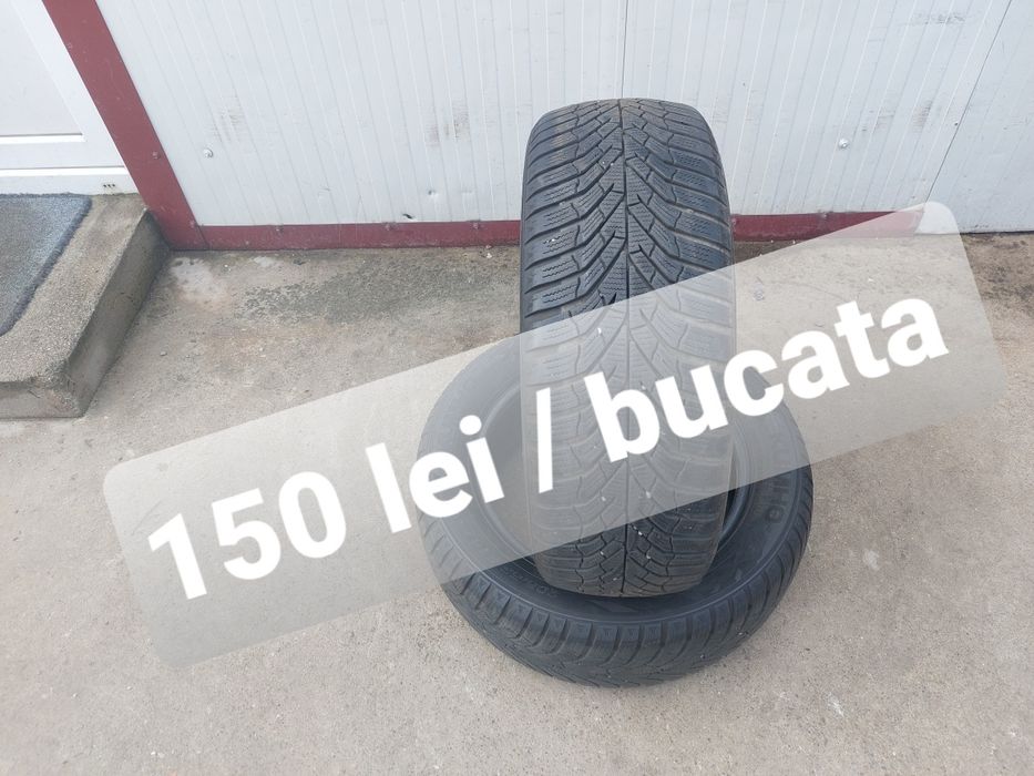 150 lei bucata! Doua anvelope M+S/IARNA 205 55 r16 Kumho dot 2023