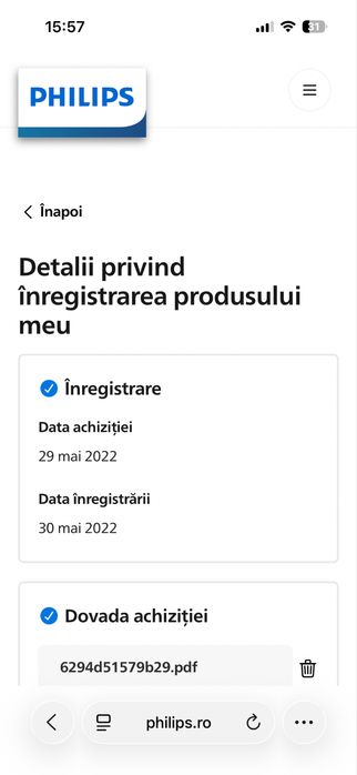 Uscator de par Philips SensIQ Seria 9000