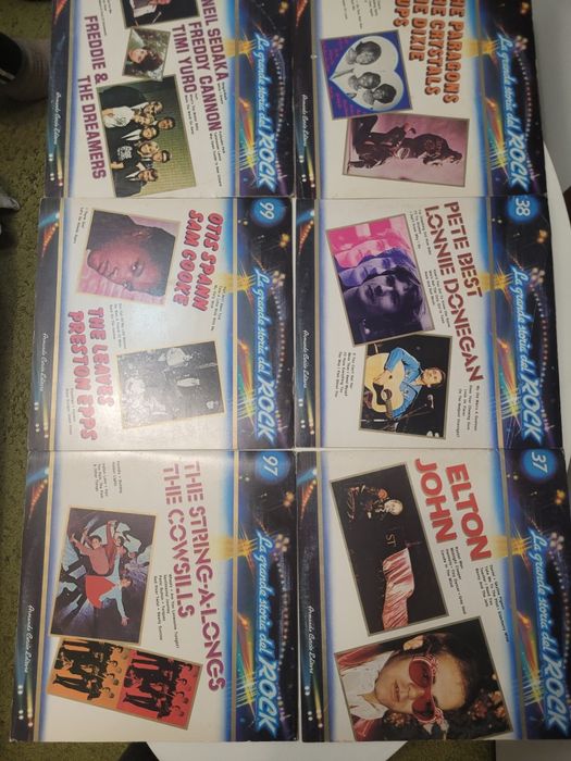 Vând loturi 10 discuri muzica rock.