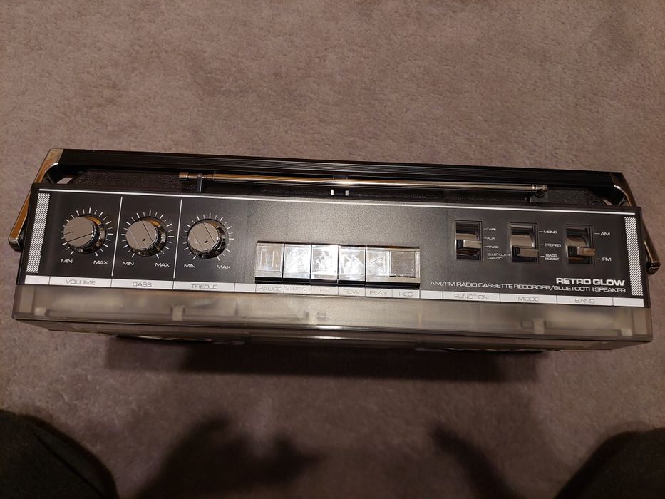 Radio casetofon stereo cu bluetooth Ion Retro Glow US