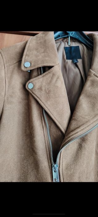 Geacă Biker H&M Camel  Unisex Mărimea M-L