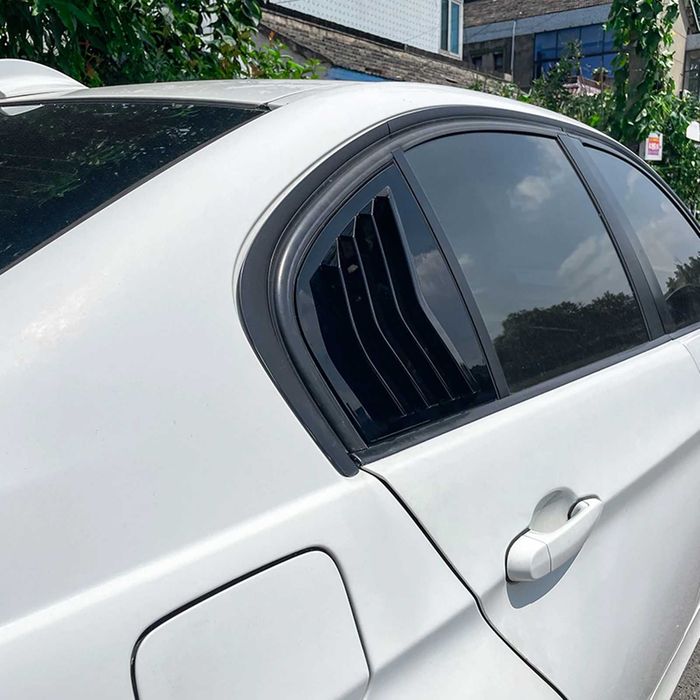 Ornamente Lip Extensii Parasolar Geam Spate Louver BMW Seria 3 E90, Negru