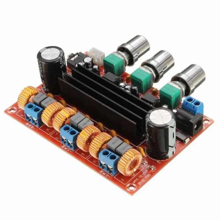 Kit amplificator stereo 2.1 clasa D 2x50w+100w tpa3116d2 subwoofer