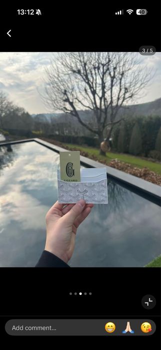 4 portofele goyard alb ( negociabil )