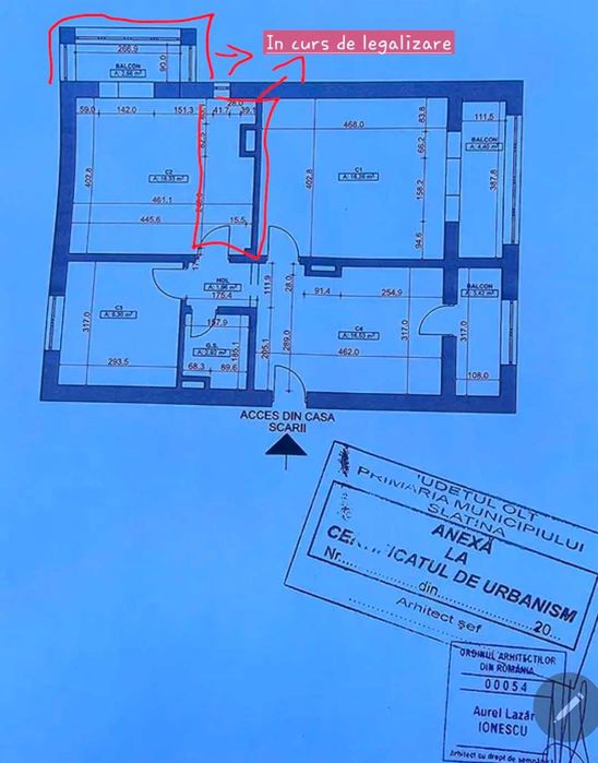 Apartament 3 camere zona Steaua