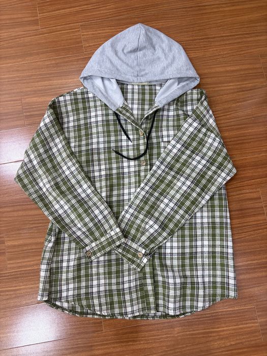 Рубашка-кофта с капюшоном