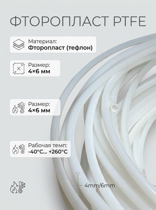 Фторопластовая трубка
