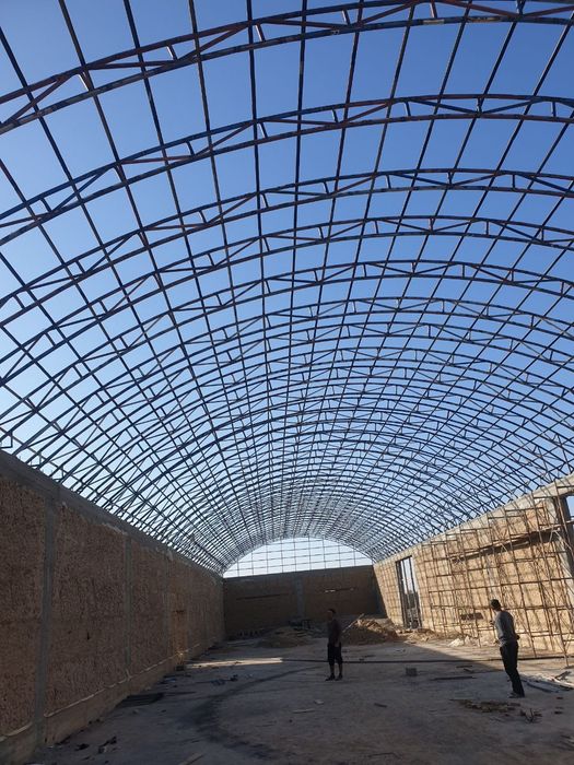 Контейнер профиллари ёки уголниклардан фермалар тайёрлаш ва урнатиш