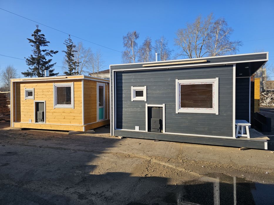 Мобильные бани скандинавия  от производителя с гарантией