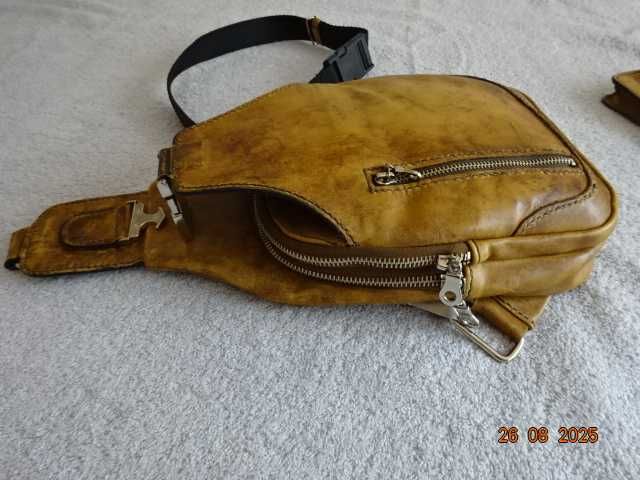 мъжка чанта /естествена кожа/