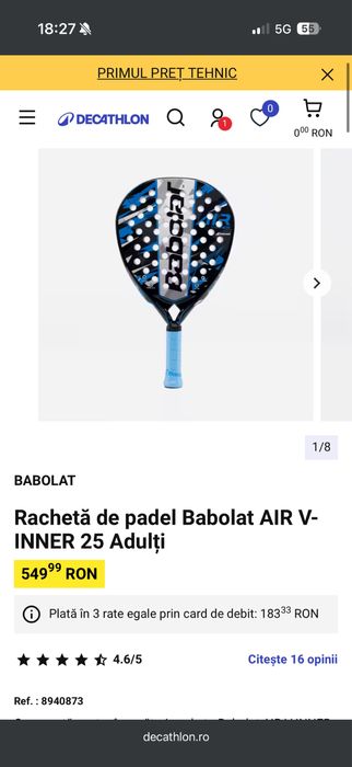 Vand paleta padel