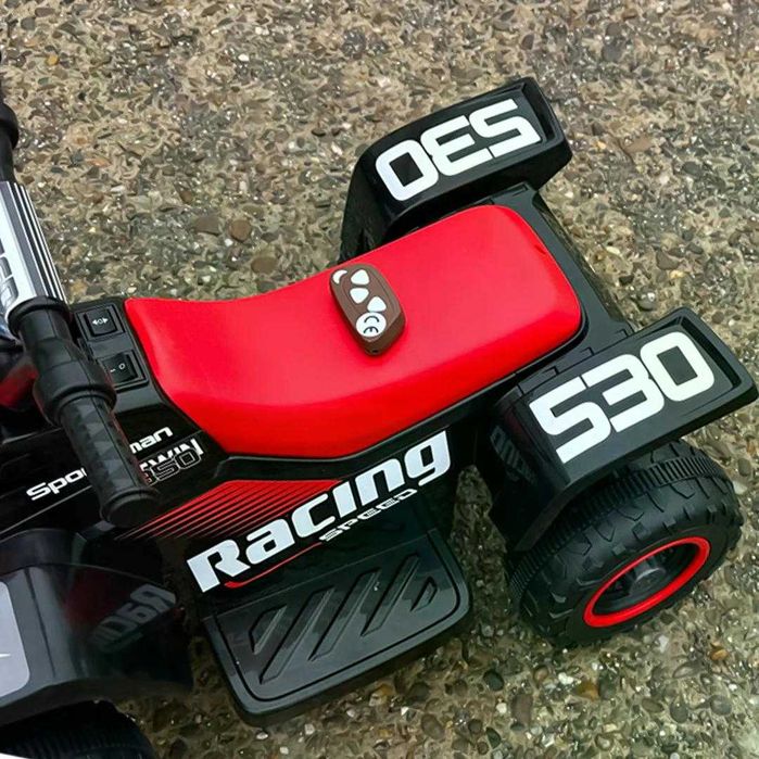 ATV electric pt copii, Kinderauto BBH-029 35W 6V cu telecomanda Black