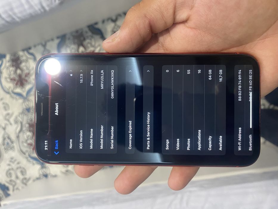 Iphone xr sotiladi!!!