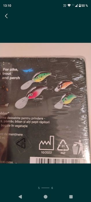 Produse pentru pescuit. Noi!