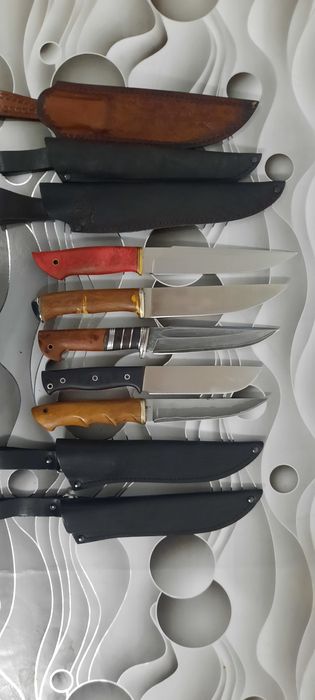 Кухонные ножи из стали Х12МФ, QPM53, M398, PGK.
