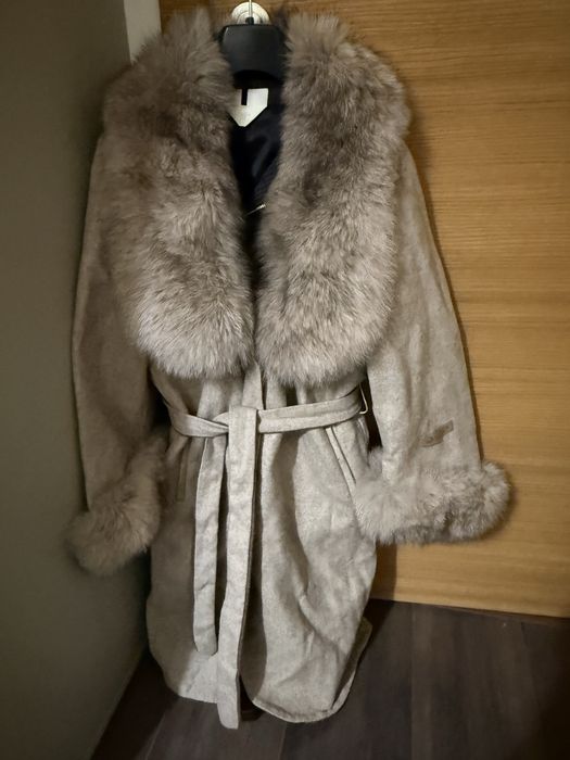 Палто от естествен косъм Алпака