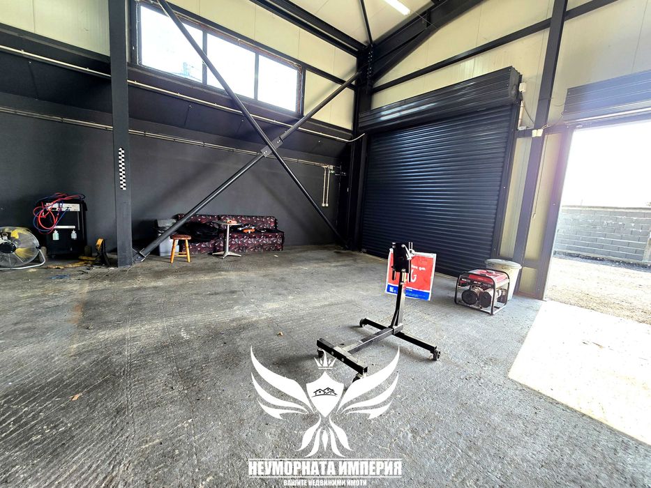 Дава се под наем Промишлена сграда в с. Скутаре, Област Пловдив - 90 кв.м за 418.71 € - Снимка #1