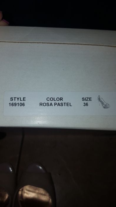 Pantofi piele roz pal