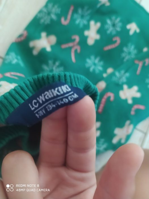 Коледен половер за деца