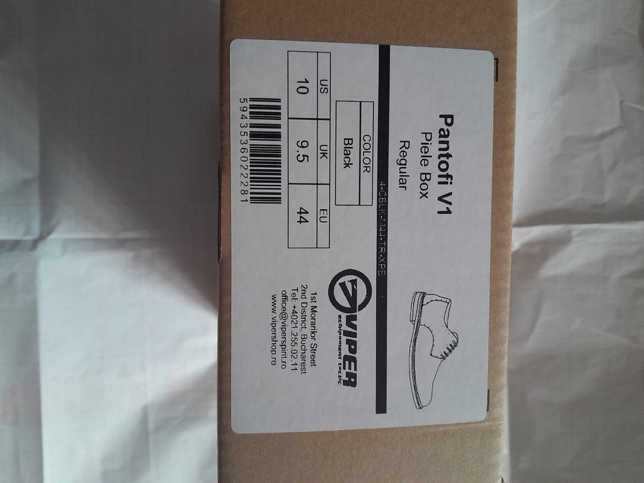 Pantofi V-1 / V-2  Politiie/Jandarmerie ,,Viper” doar 44 iarna si vara