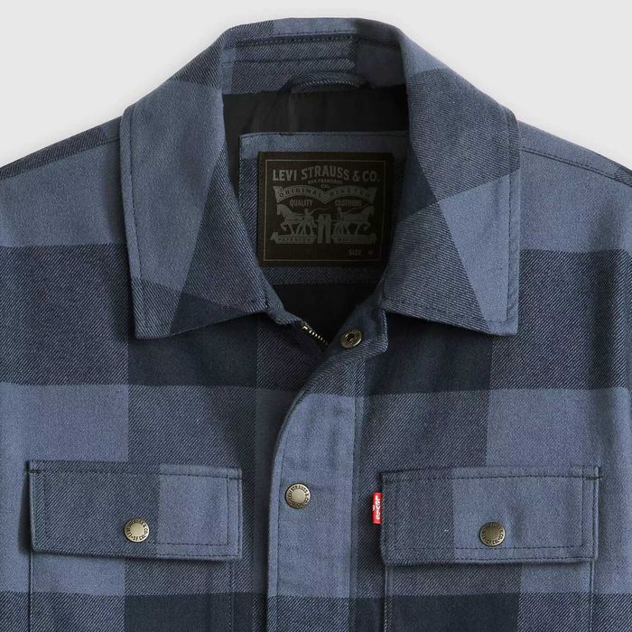 Рубашка-куртка Levis из фланели (шакет) размер L