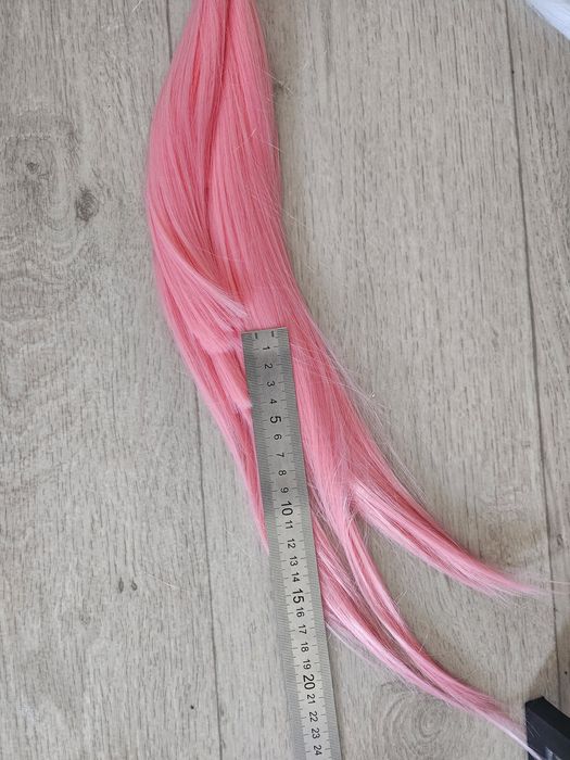 Парик розовый 1метр