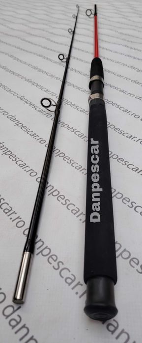 SET 4 Lansete ES fibra sticla plina 2,70m pescuit la dunare 100-250gr