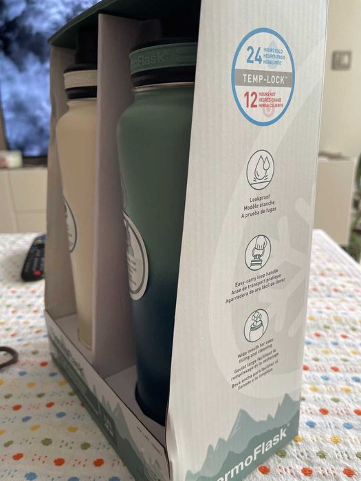 Комплект термо бутилки от неръждаема стомана - ThermoFlask