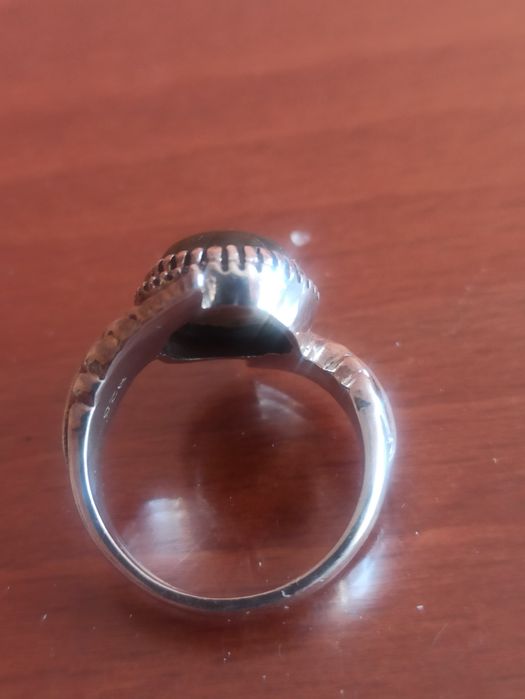Продавам сребърен пръстен със син  лабрадорит - ръчна изработка 925