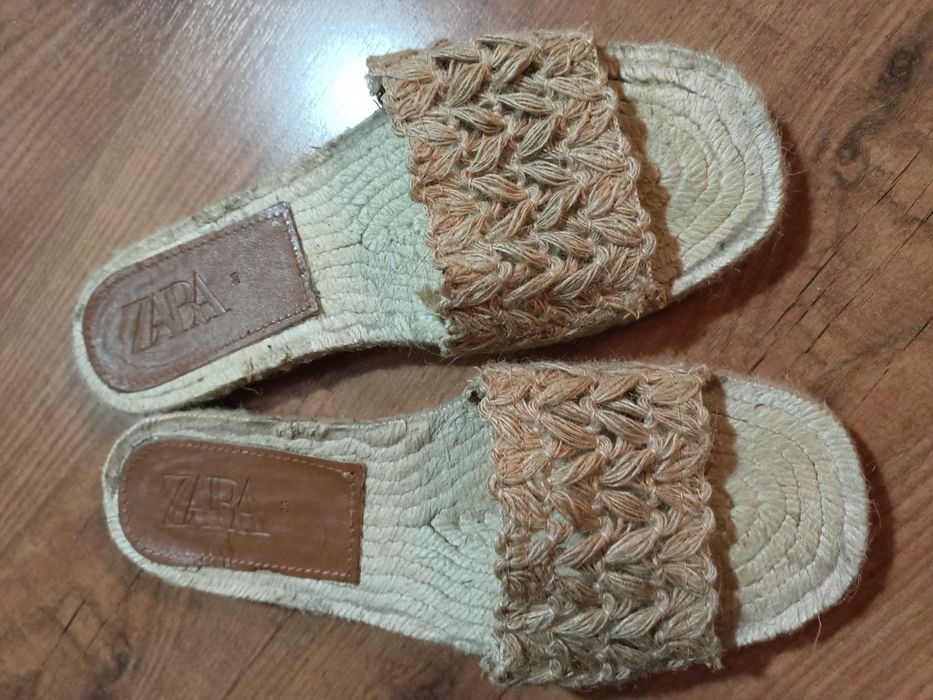 Slapi Zara din rafie