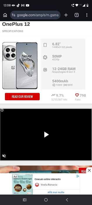 Vand Oneplus 12 1tb