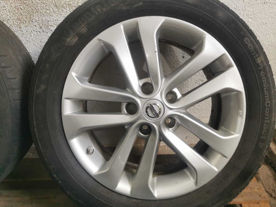 Jante originale Nissan Juke / Qashqai  R. 17 cu anvelope de vara