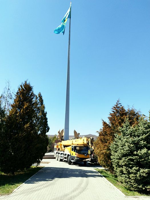 Услуги автокрана с корытом и туфлей